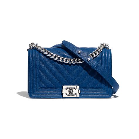 chanel le boy dark blue|Chanel bag review.